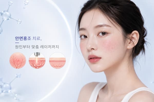 안면홍조 치료는 어떻게 진행될까 원인과 유형별 치료 방법