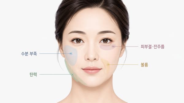대전 둔산동 피부과  스킨부스터 효과, 피부 고민에 따라 어떻게 다를까