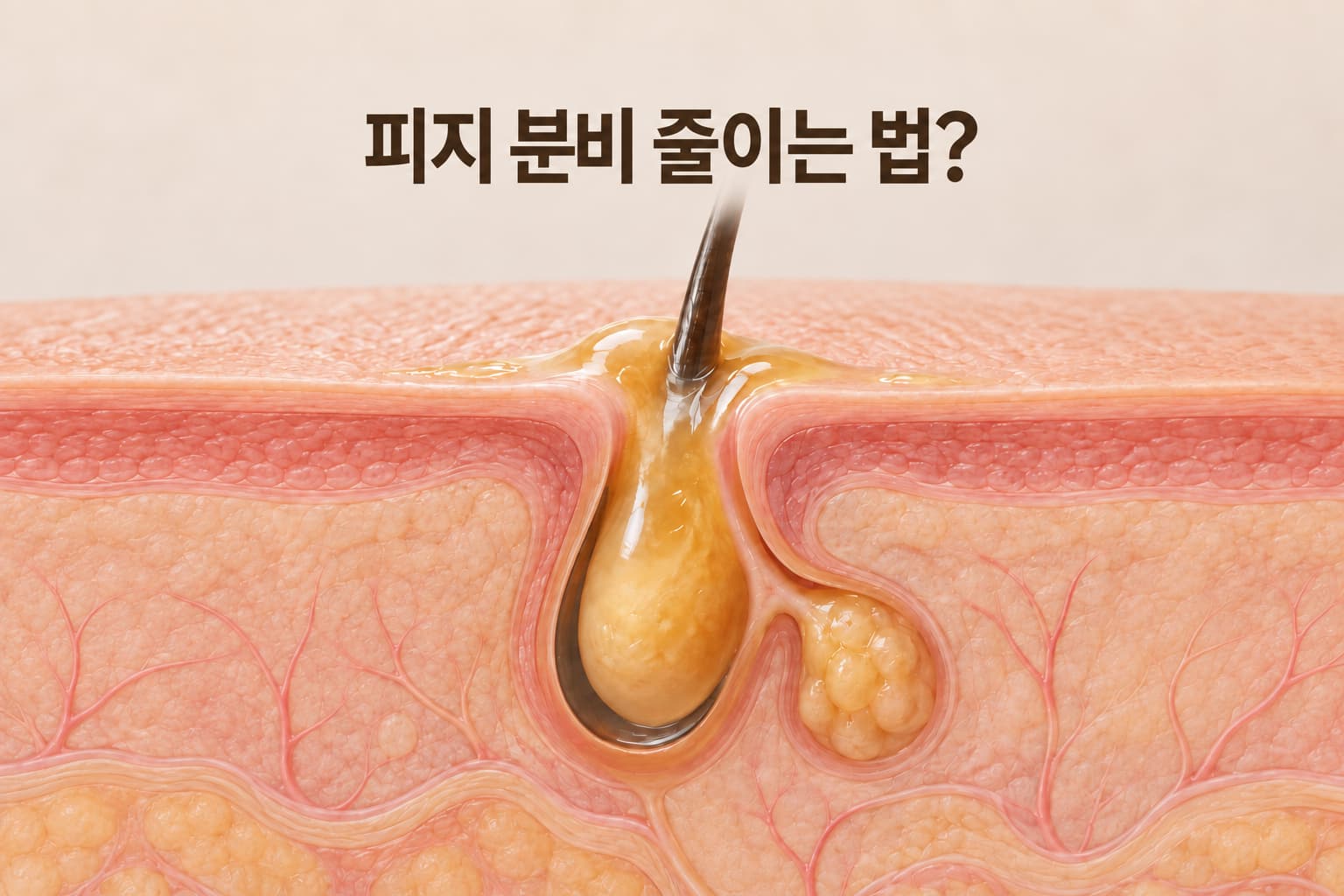 피지분비 줄이는법, 과도한 피지의 원인부터 여드름 치료 방법까지