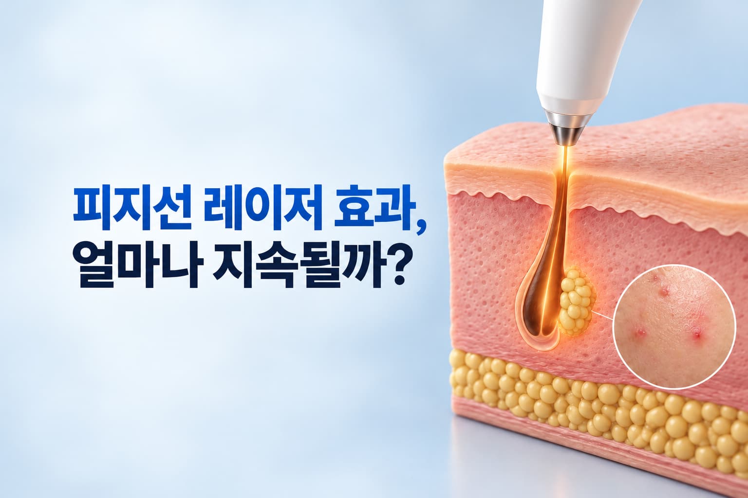 피지선 레이저 효과는 얼마나 지속될까_여드름 재발 가능성과 관리 방법