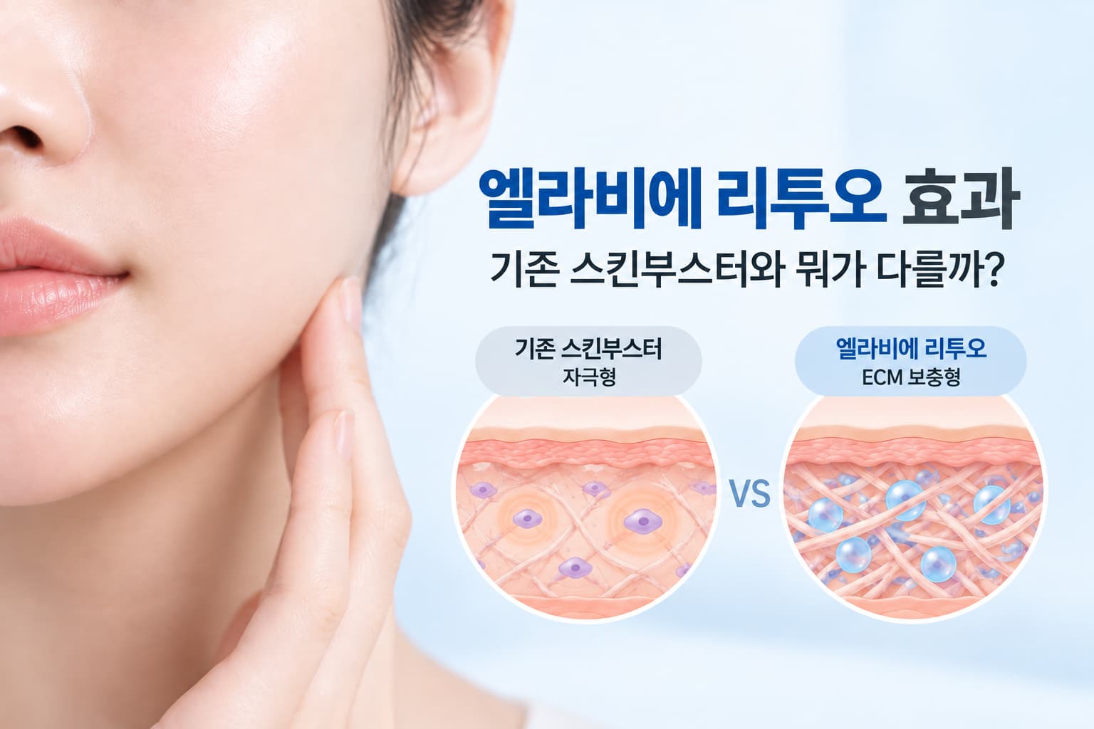 엘라비에 리투오 효과 정리 - ECM 보충 방식과 다른 스킨부스터의 차이