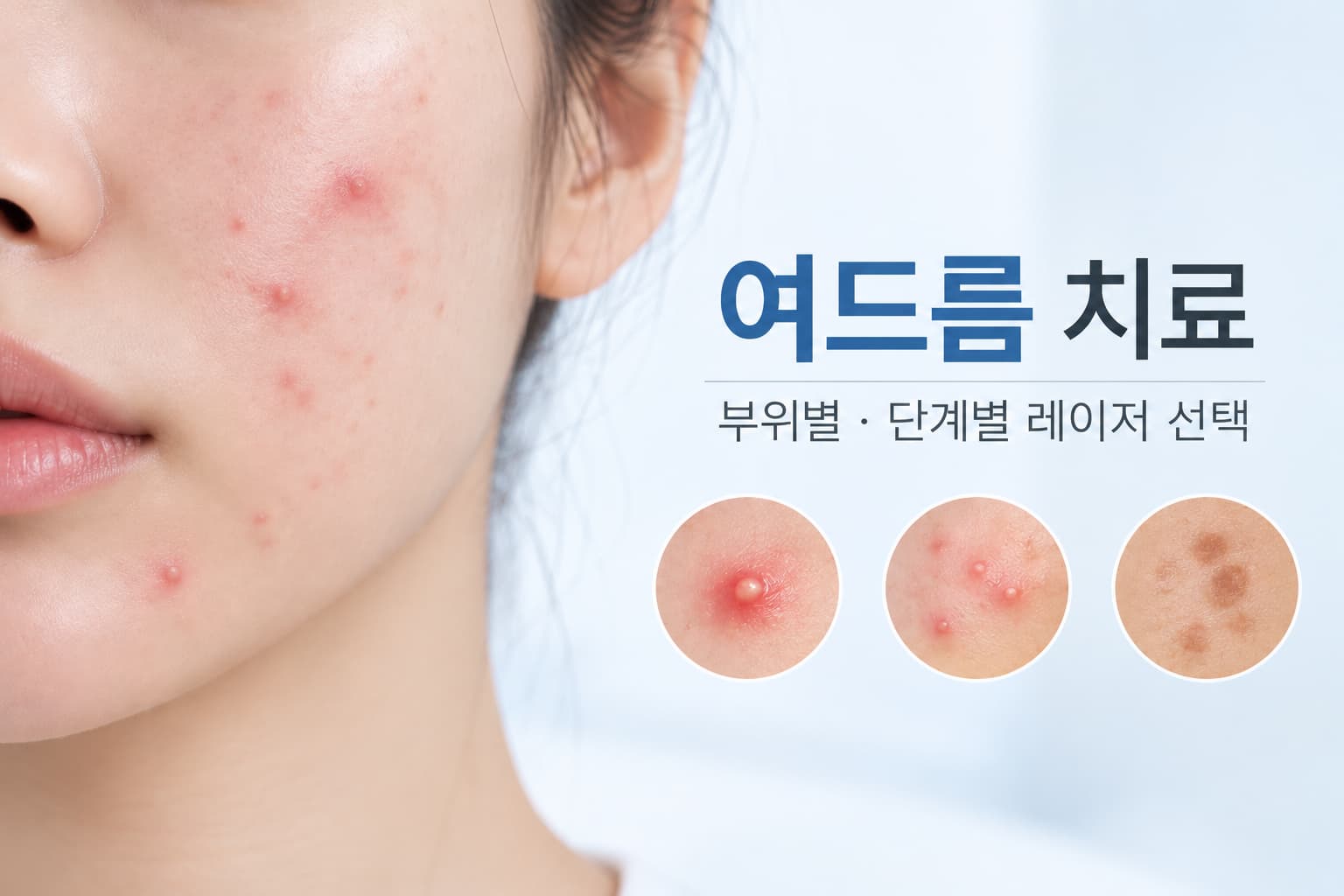 여드름 부위별 단계별로 달라지는 카프리 피코슈어 레이저 선택 가이드