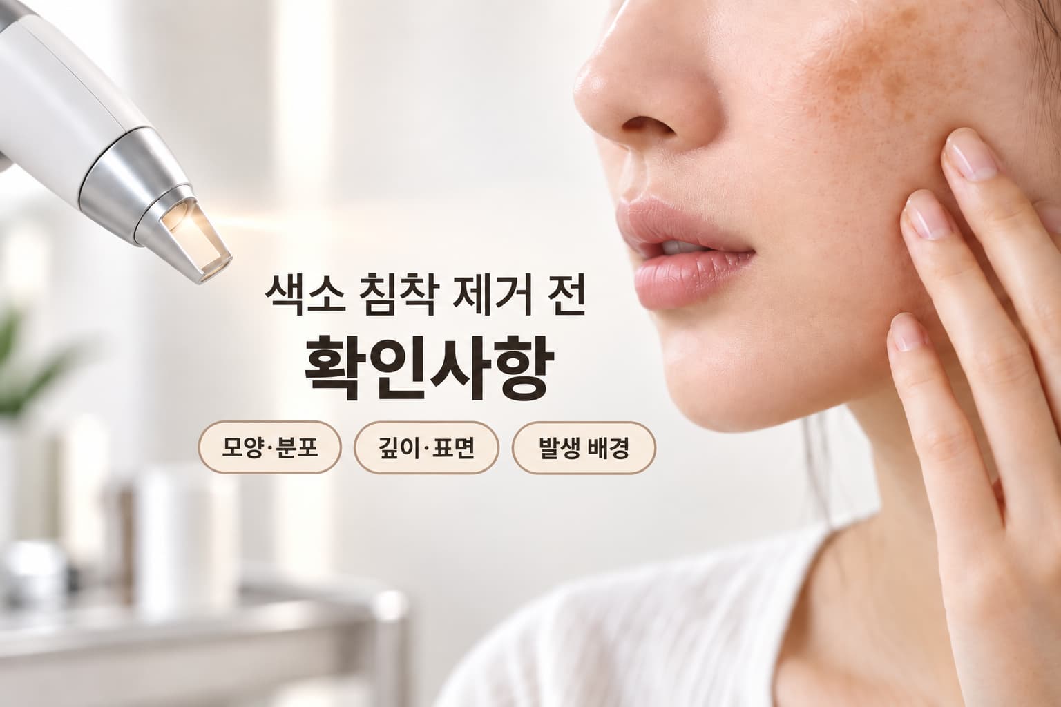 색소 침착 제거 전 무엇을 확인해야 할까? 유형별 치료 방법과 회복 과정