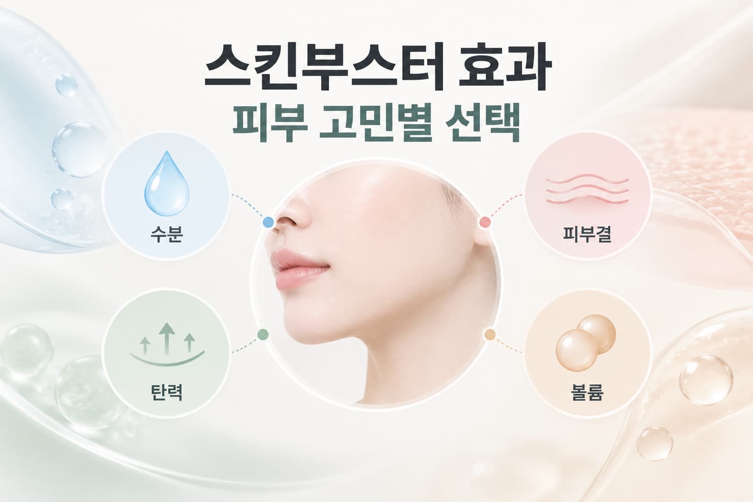 대전 둔산동 피부과 스킨부스터 효과, 피부 고민에 따라 어떻게 다를까